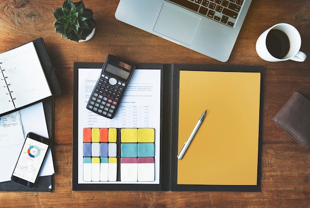 Two desks side by side — organized vs chaotic financial records